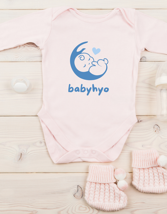 Babyhyo™ Long Sleeve Baby Bodysuit – Soft Cotton Newborn Onesie for Everyday Comfort